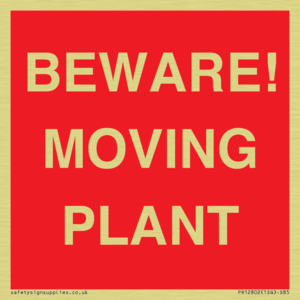 BEWARE! MOVING PLANT